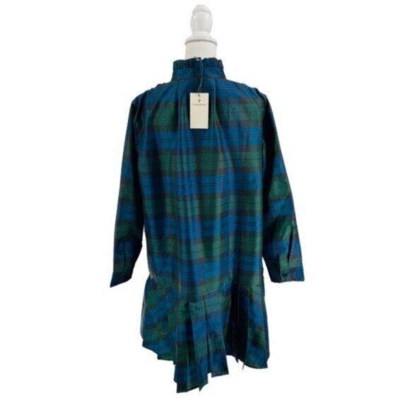 Tuckernuck | NEW Blackwatch Tate Plaid Academia Long Sleeve Mini Dress Size XXXL - Picture 9 of 13